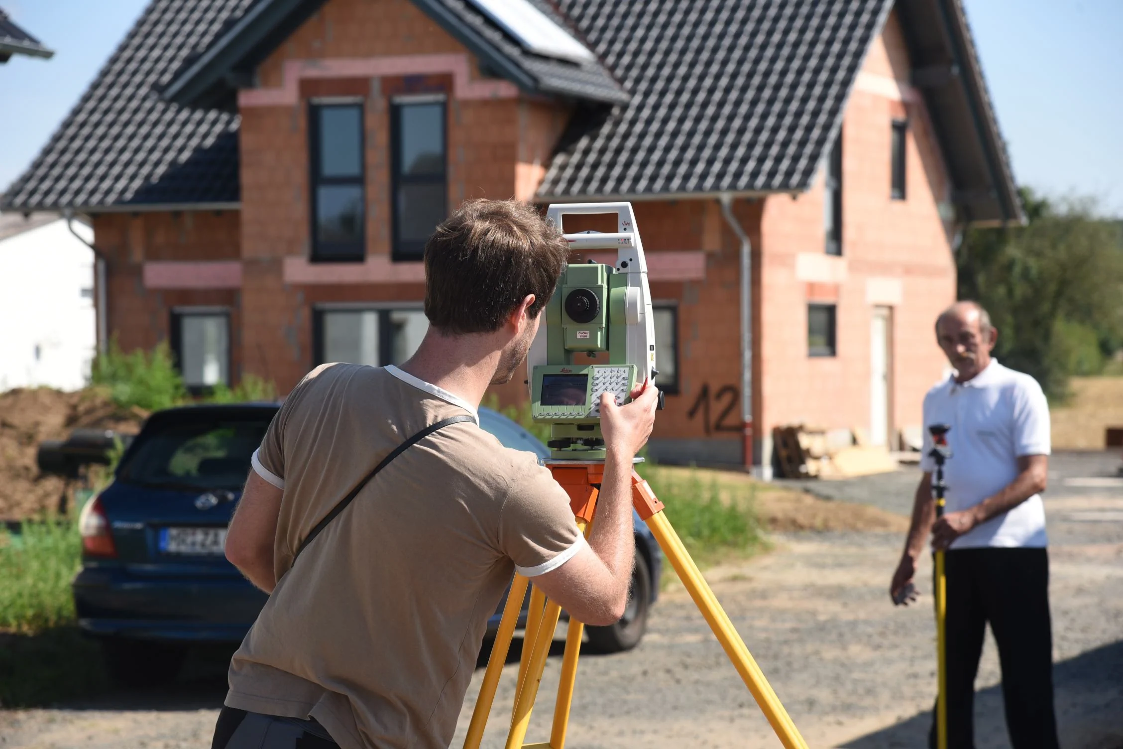B.Wasmuth im Vordergrund und Jannik im Hintergrund